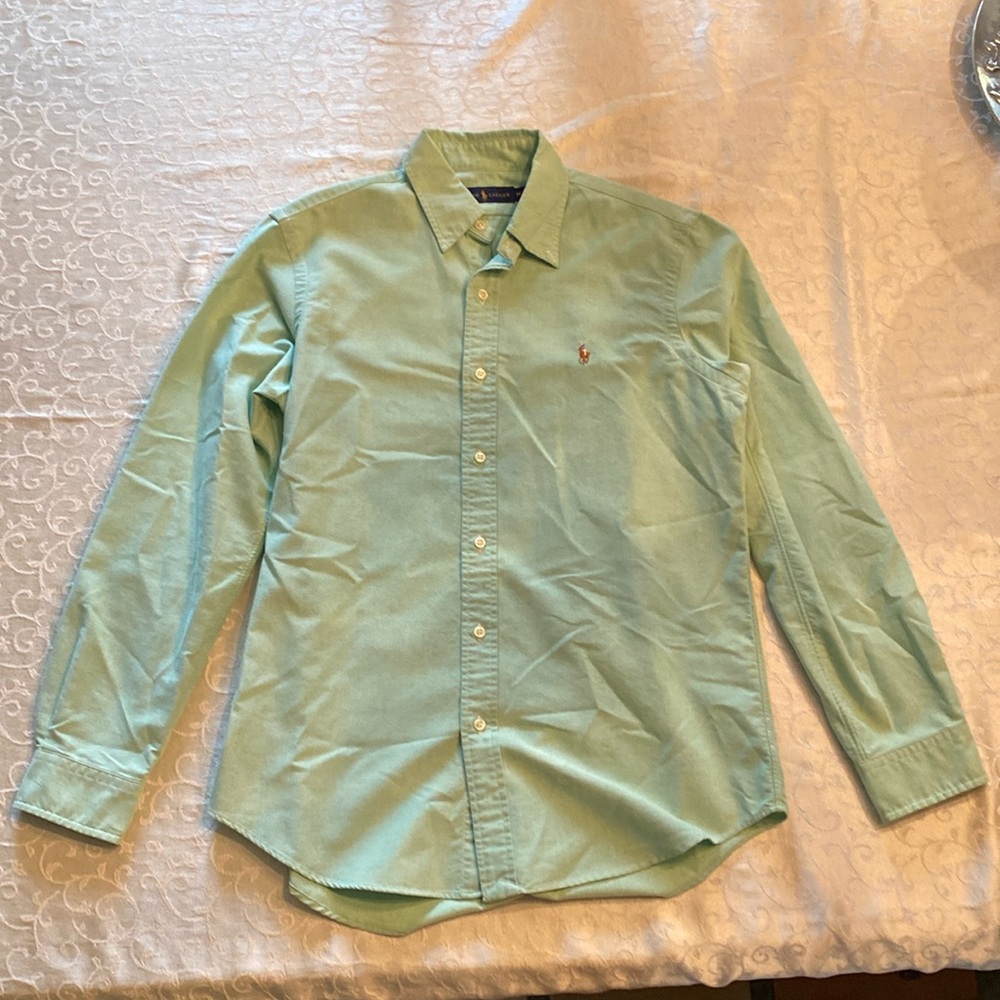 Adult Medium Long Sleeve Collared Shirt from Polo @ Ralph Lauren